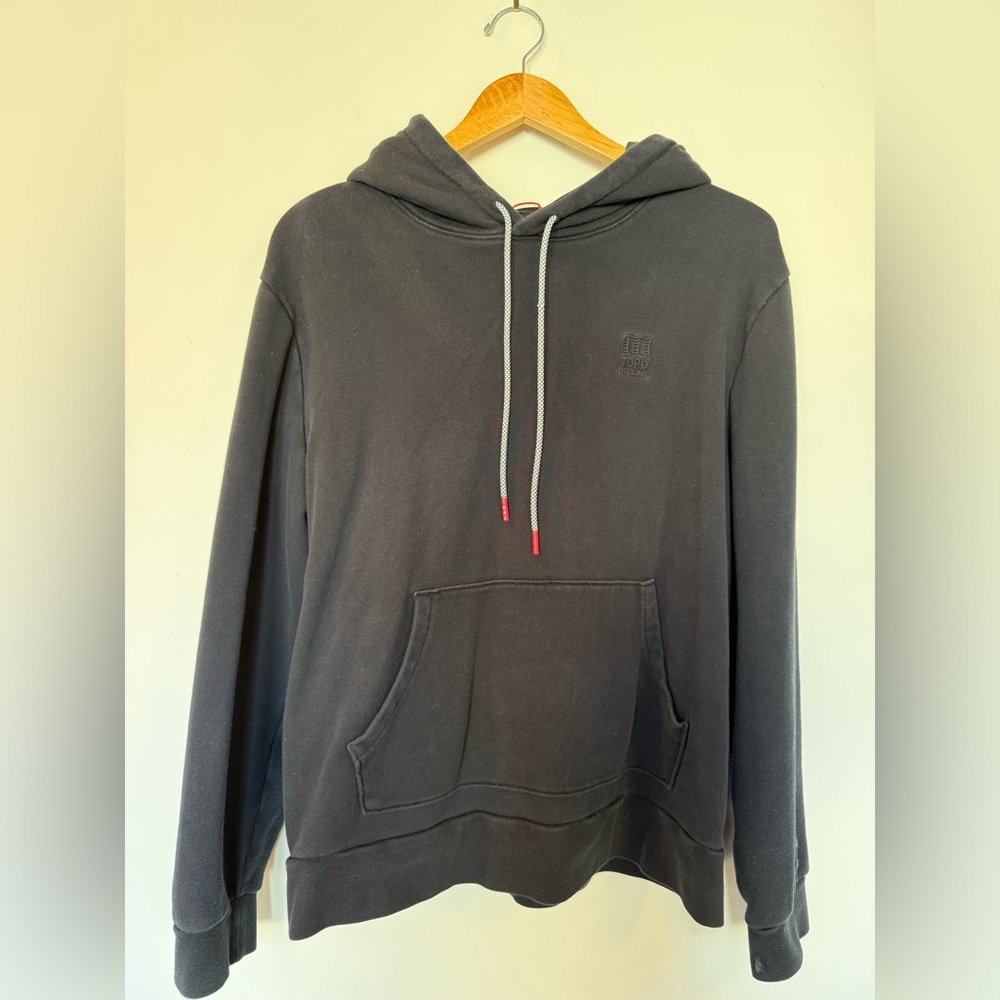 Topo Designs Dirt Organic Cotton Hoodie Black